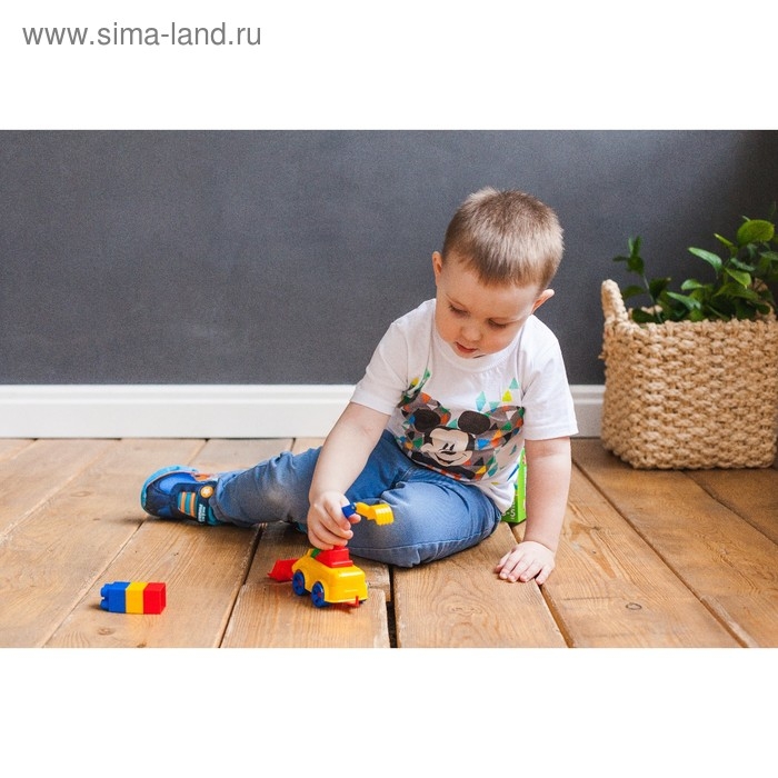 Конструктор &laquo;Мой Город&raquo;, Экскаватор, 18 деталей