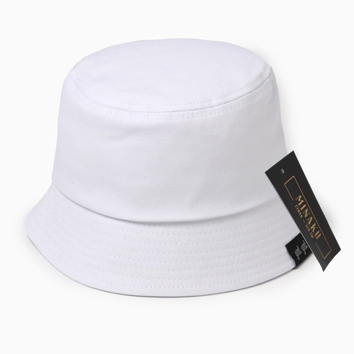 Панама детская Панама детская "Классика" MINAKU цвет белый, р-р 52