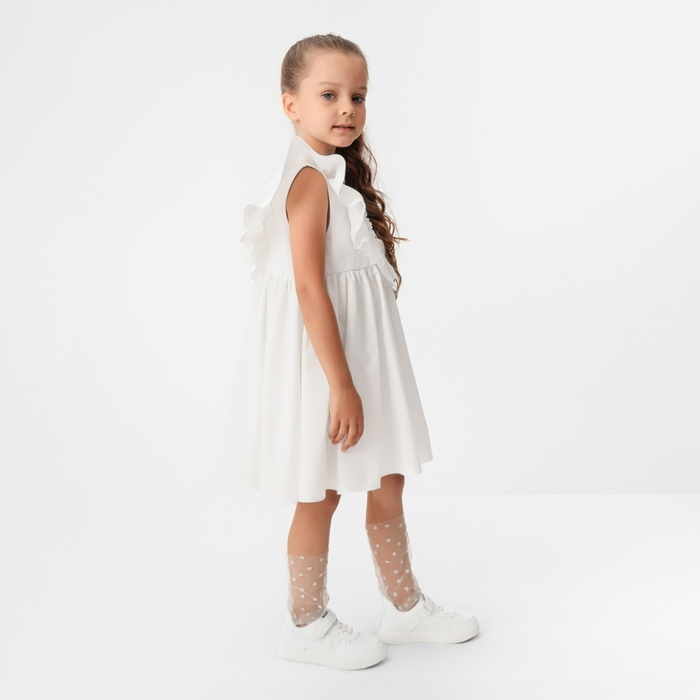 Платье детское KAFTAN &laquo;Бабочка&raquo;, р. 30 (98-104), белый