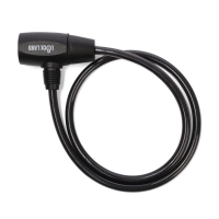 Замок навесной велосипедный LOCKLAND, 8х800 мм, перфорированный ключ с пластиковой ручкой Замок навесной велосипедный LOCKLAND, 8х800 мм, перфорированный ключ с пластиковой ручкой