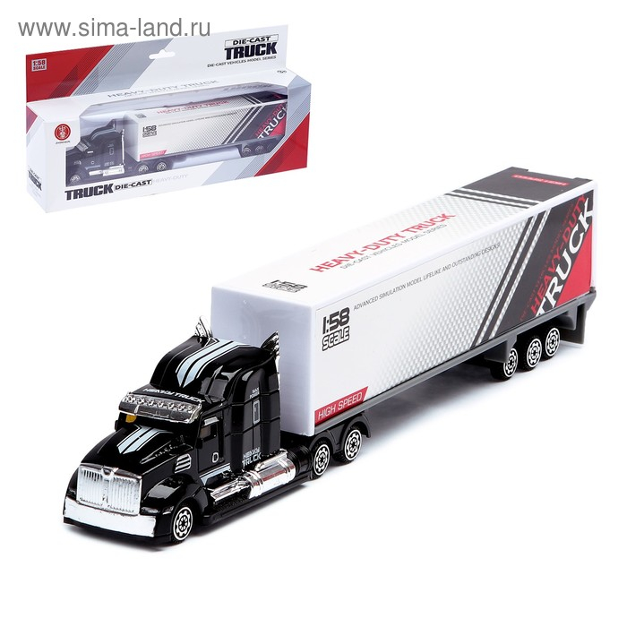 Грузовик металлический &laquo;Дальнобойщик&raquo;, 1:58