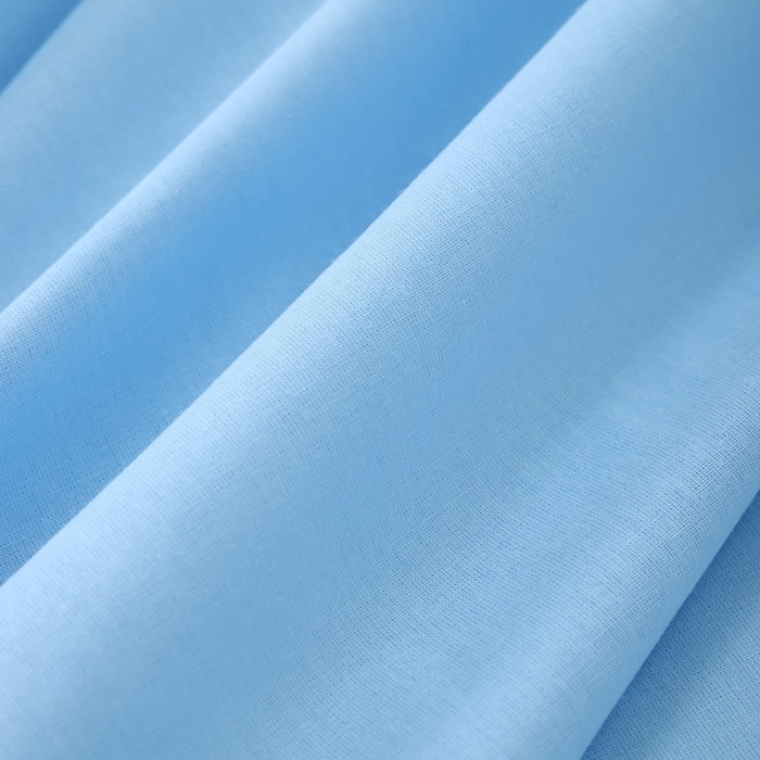 Комплект 1.5сп Голубой 4 (простыня 150х215см, наволочка 70х70см) бязь 120г/м, хл100%