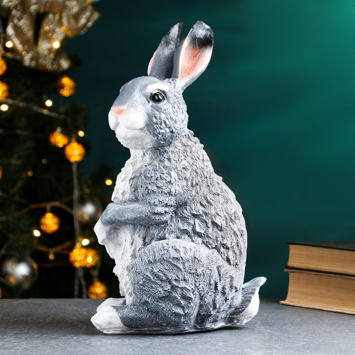 Садовая фигура "Заяц полевой" 18х21х33см