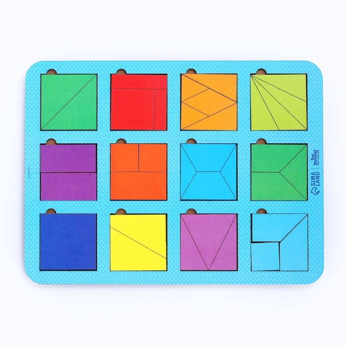 Квадраты Никитина, 12 шт МИКС Квадраты Никитина, 12 шт МИКС