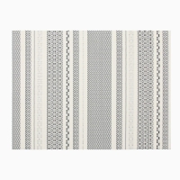 Салфетка на стол Доляна, цв.бел/черный, 45*30см