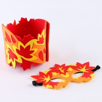 Карнавальный набор «Осенняя радость»: маска и браслеты Карнавальный набор «Осенняя радость»: маска и браслеты