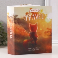 Фотоальбом на 200 фото 10х15 см, пластик. листы "Cute foxy" Рассвет