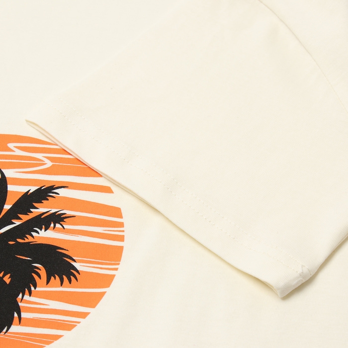 Футболка для мальчика, цвет молочный, рост 164 см