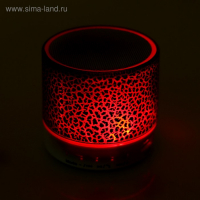 Портативная колонка Luazon LAB-04, с подсветкой, Bluetooth, USB, microSD, microUSB, МИКС Портативная колонка Luazon LAB-04, с подсветкой, Bluetooth, USB, microSD, microUSB, МИКС