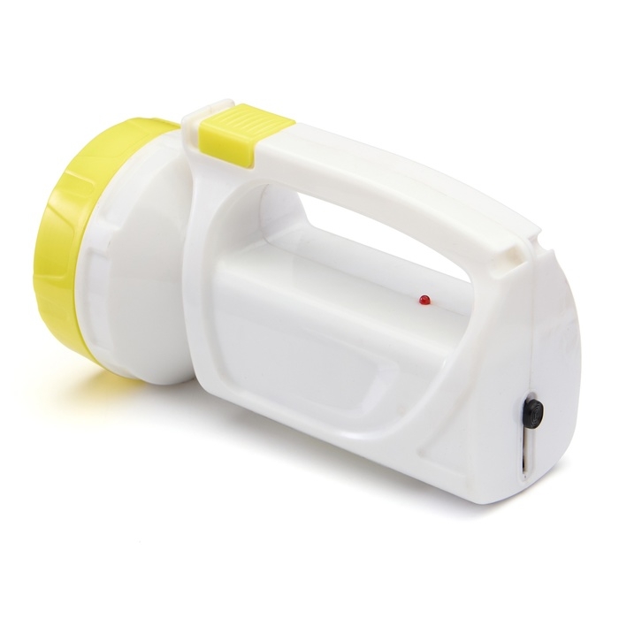 Фонарь ручной аккумуляторный Фонарь ручной аккумуляторный "Мастер К.", MHA-W3D2 (3 В),800 мАч, 1 Вт+3 Вт,100 лм, желтый