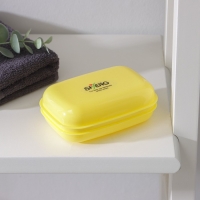 Мыльница пластиковая, 11×7,5×4 см, цвет МИКС Мыльница пластиковая, 11×7,5×4 см, цвет МИКС