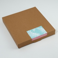 Тарелка керамическая &laquo;Папоротник&raquo;, 25.5 см, цвет белый