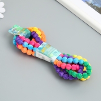 Шнур с помпонами "Радуга" намотка 2 м Шнур с помпонами "Радуга" намотка 2 м