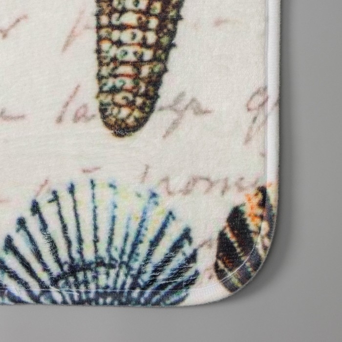 Набор ковриков для ванной и туалета Доляна «На дне», 2 шт: 40×45, 45×75 см Набор ковриков для ванной и туалета Доляна «На дне», 2 шт: 40×45, 45×75 см