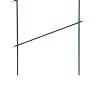 Шпалера, 160 &times; 43 &times; 1 см, металл, зелёная, &laquo;Линия&raquo;