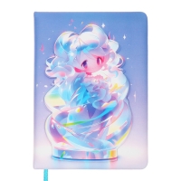 Записная книжка подарочная 96л,линия, цветной срез,обложка ПВХ 3D Аниме (17,7х12,4см) Записная книжка подарочная 96л,линия, цветной срез,обложка ПВХ 3D Аниме (17,7х12,4см)