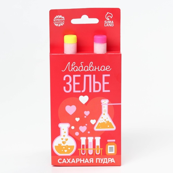 Сахарная пудра &laquo;Любовное зелье&raquo; на подложке, 2 шт.
