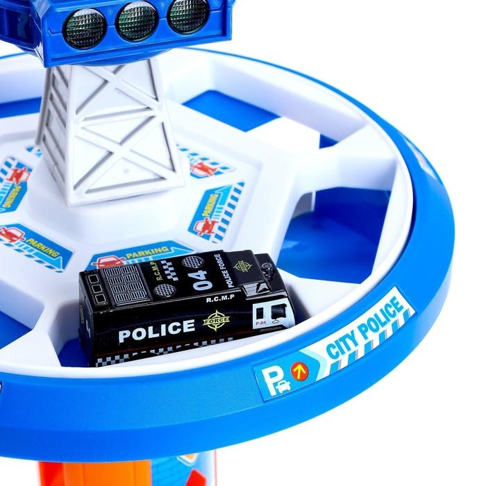 Парковка &laquo;Гонки по кругу&raquo;, 3 машинки в комплекте, свет и звук