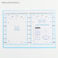 Папка для свидетельства о рождении мальчика «Бабочка», А5 Папка для свидетельства о рождении мальчика «Бабочка», А5