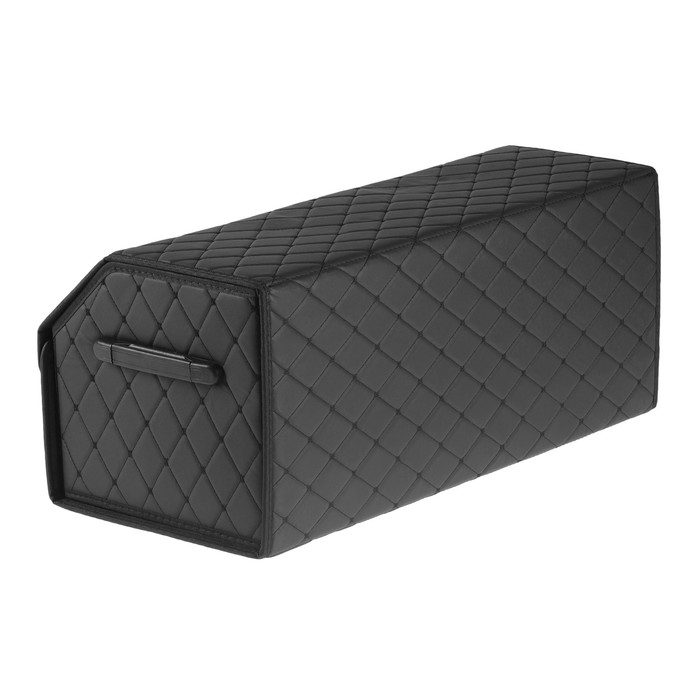 Органайзер кофр в багажник автомобиля, саквож 68&times;32&times;30 см, экокожа, с замком