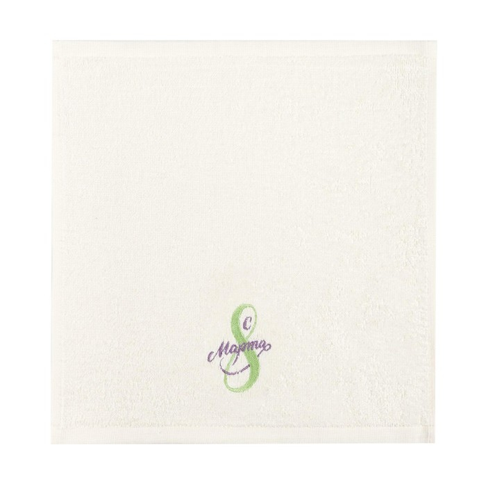 Набор полотенец &laquo;8 Марта&raquo; 30х30 см-3шт, 100% хлопок 340 гр/м2