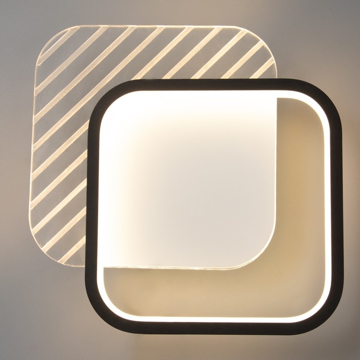 Бра Бра "Двойной квадрат" LED 22Вт 3000/4000К белый 30х23х5 см