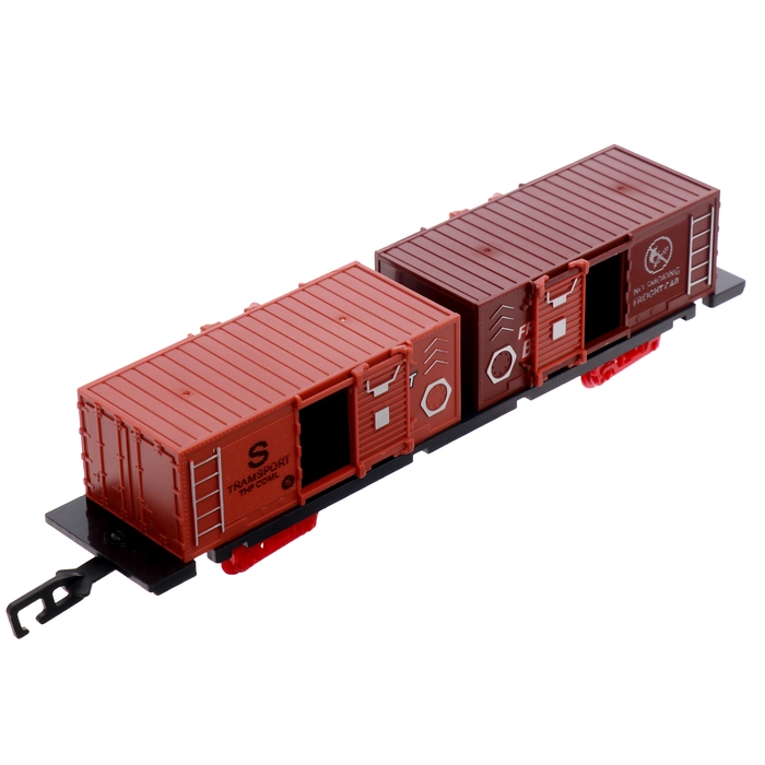 Железная дорога «Винтаж», 2 состава в комплекте, свет и звук, работает от батареек Железная дорога «Винтаж», 2 состава в комплекте, свет и звук, работает от батареек