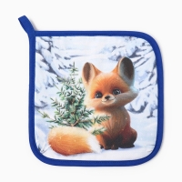 Новый год. Прихватка Этель "Дарите тепло" саржа, 19х19см,100% хл,ватин 250г/м2 Новый год. Прихватка Этель "Дарите тепло" саржа, 19х19см,100% хл,ватин 250г/м2