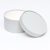 Подарочная коробка "Frilly" пепельно-серый, завальцованная без окна, 21 х 11  см