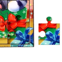 Деревянный пазл &laquo;Новый год! Весёлый праздник&raquo;