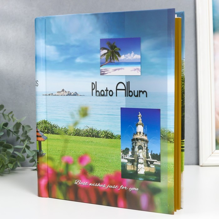 Фотоальбом магнитный 20 листов "Острова" МИКС 29х24х2,5 см