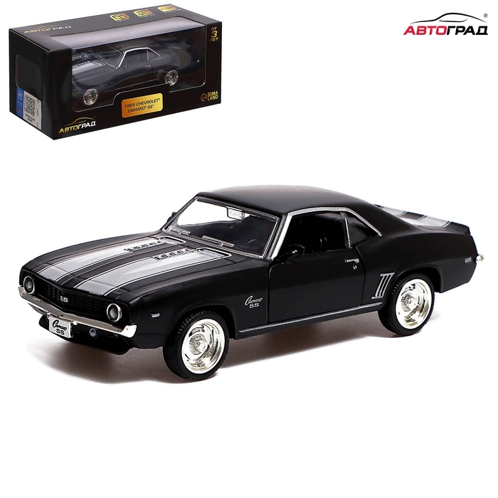 Машина металлическая CHEVROLET CAMARO SS, 1:32, открываются двери, инерция, цвет матовый Машина металлическая CHEVROLET CAMARO SS, 1:32, открываются двери, инерция, цвет матовый