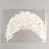 Термотрансфер &laquo;Морозный узор&raquo;, набор 10 шт., цвет белый с серебром