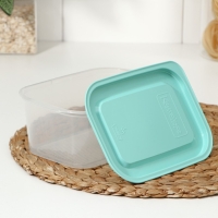 Набор пищевых контейнеров с паровыпуском, 2 шт: 1,1 л, 1,25 л, цвет микс