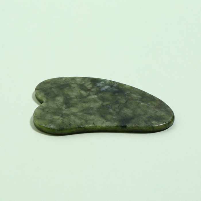 Массажный набор &laquo;Гуаша&raquo;, 18,5 &times; 10,5 &times; 2,5 см, цвет изумрудный