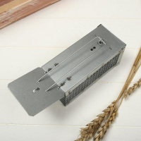 Мышеловка-ловушка (клетка), 13 × 6 × 6 см, металл Мышеловка-ловушка (клетка), 13 × 6 × 6 см, металл