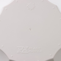 Кашпо для цветов со вставкой &laquo;Флюте&raquo;, 4,5 л, d=20 см, h=20 см, цвет бежевый