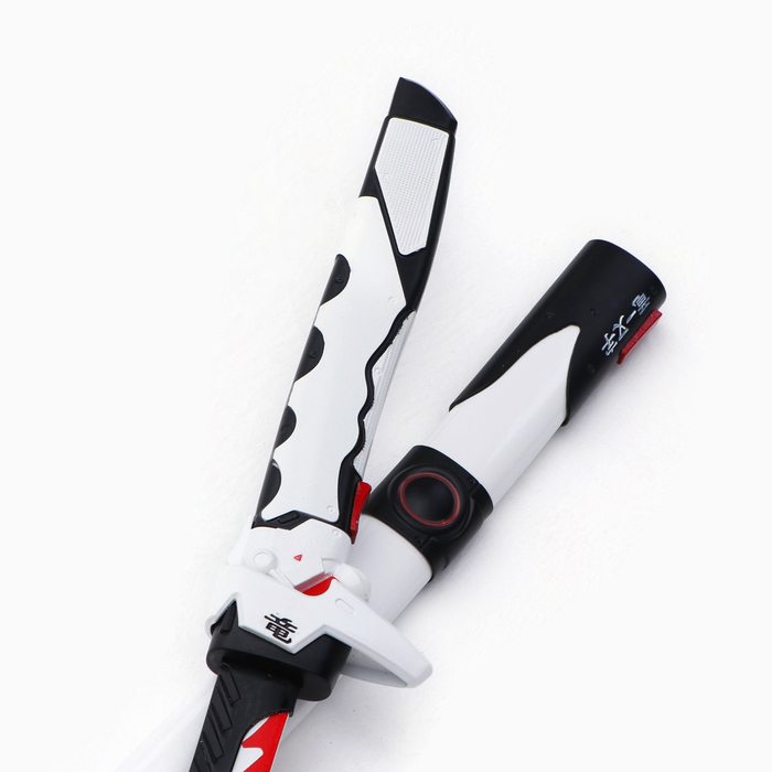 Сувенирное оружие Сувенирное оружие "Катана Гэндзи" 104 см, клинок 68 см, на подставке, белая