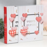 Фотоальбом на 200 фото 10х15 см "Объемные сердца" МИКС 26х20,5х5,6 см Фотоальбом на 200 фото 10х15 см "Объемные сердца" МИКС 26х20,5х5,6 см