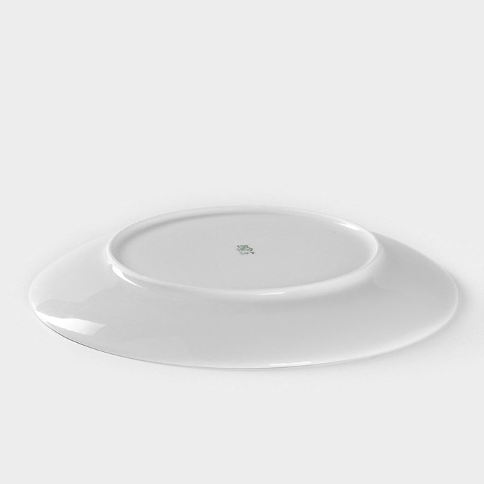 Тарелка фарфоровая &laquo;Медведь&raquo;, d=24 см, белая