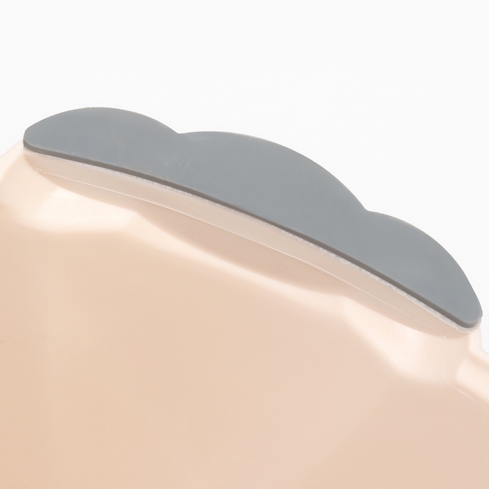 Горшок детский антискользящий «Комфорт» с крышкой, съёмная чаша, цвет кремовый Горшок детский антискользящий «Комфорт» с крышкой, съёмная чаша, цвет кремовый