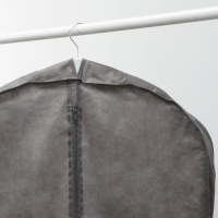 Чехол для одежды зимний, 140&times;60&times;10 см, спанбонд, цвет серый