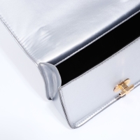 Сумка-мессенджер на молнии, цвет серебряный Сумка-мессенджер на молнии, цвет серебряный