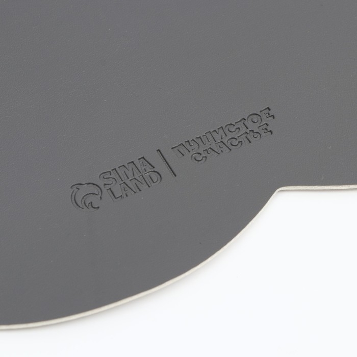 Коврик под миску форменный &laquo;Облако&raquo;, 39 х 27 см, серый цвет