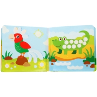 Набор книжек - игрушек для ванны &laquo;Мир вокруг нас&raquo;, водная раскраска, 3 шт., Крошка Я