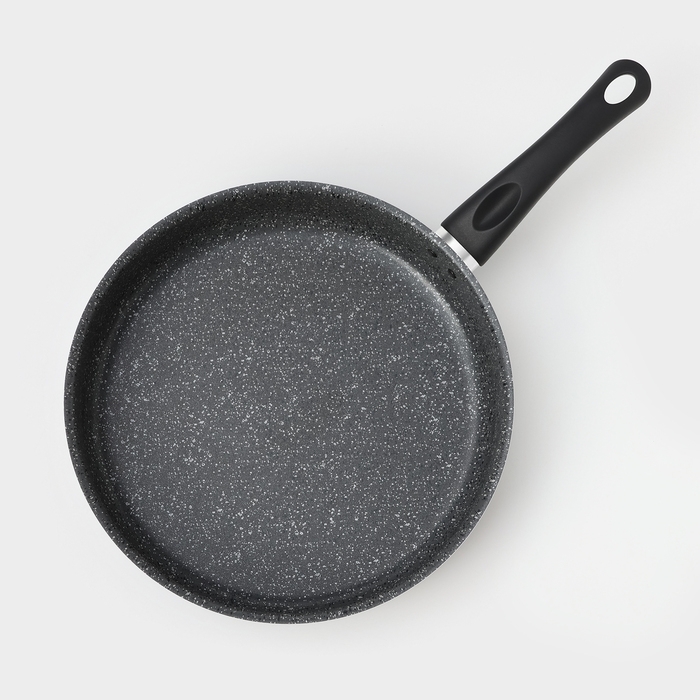 Сотейник Granit, d=28 см, с антипригарным покрытием, стеклянная крышка, цвет серый Сотейник Granit, d=28 см, с антипригарным покрытием, стеклянная крышка, цвет серый