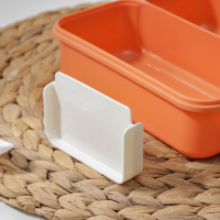 Ланч - бокс пластиковый Доляна &laquo;Классика&raquo;, 2 отделения, 18&times;18&times;6 см, цвет МИКС