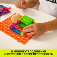 Конструктор блочный-электронный «В мире электроники», 59 схем, 19 деталей Конструктор блочный-электронный «В мире электроники», 59 схем, 19 деталей