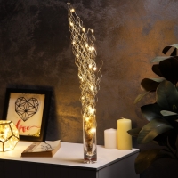 Светодиодная фигура &laquo;Ветвь&raquo; 60х20х3 см, 20 LED, батарейки АAх2 (не в комплекте), свечение теплое белое