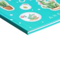 Дневник универсальный для 1-11 классов, "Кактусы", твердая обложка 7БЦ, матовая ламинация, глиттер (блестки), 40 листов Дневник универсальный для 1-11 классов, "Кактусы", твердая обложка 7БЦ, матовая ламинация, глиттер (блестки), 40 листов